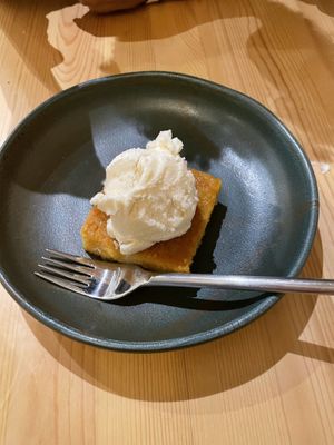 Cake of the day: orange cake(?)  at Cafe Aina in Stirling