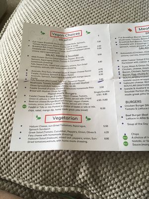 They also have vegan soup and cakes  at Cafe Aina in Stirling