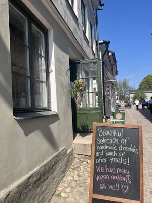 The place 💜  at Petris Chocolate Room in Porvoo