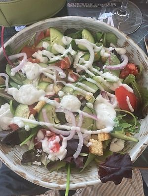 Greek veg at Santa - La Pizza Buona e Giusta in Desenzano Del Garda