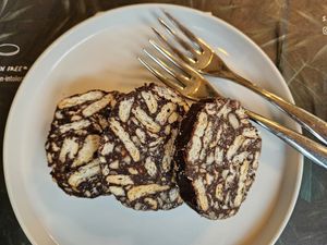 Salame Di Cioccolato at Santa - La Pizza Buona e Giusta in Desenzano Del Garda