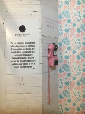 Cute little area at Berry Brand in Tustin