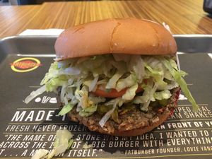 Impossible burger at Fatburger in Corona