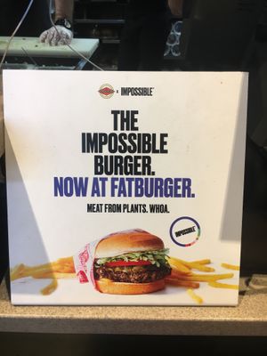 Impossible burger! at Fatburger in Corona