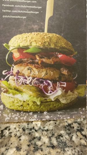 The Dutch Weedburger at Frituur De Kaai in Zwijndrecht