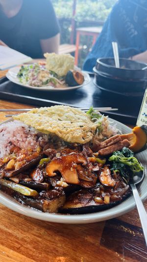   at Loving Hut in Seogwipo