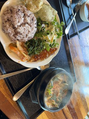   at Loving Hut in Seogwipo