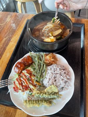   at Loving Hut in Seogwipo