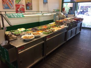 vegetarian buffet at ZhǎngChūn 長春 - Minzu in Tainan