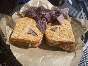 Avocado melt at Middle Way Cafe in Anchorage