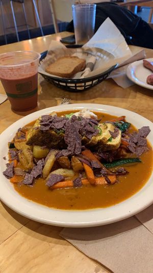 Tofu Stack  at Middle Way Cafe in Anchorage