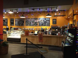 good vibes.  at Middle Way Cafe in Anchorage