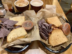 Vegan rueben & avocado melt at Middle Way Cafe in Anchorage