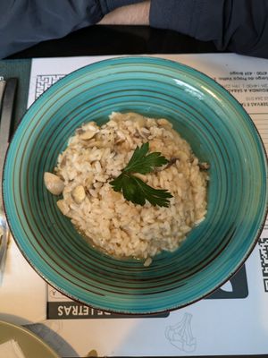 Risoto de cogumelos. at Anjo Verde in Braga