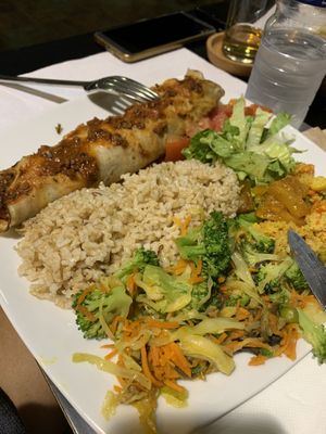 crepe de legumes  at Anjo Verde in Braga