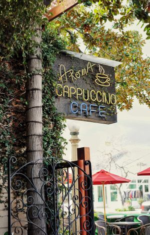   at Aroma Coffee & Tea in Studio City