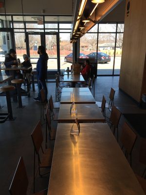 Dining area at Chipotle in Rosemount
