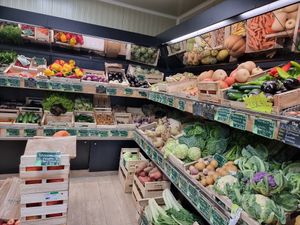 Fresh fruits and vegs at My Bio Shop in Ruoms