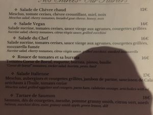 Ensalada at Cafe Madeleine in Saint-tropez