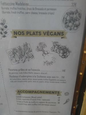 Not a lot in St Tropez. I bought a baguette instead. at Cafe Madeleine in Saint-tropez