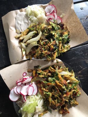 Shawarma plate at Sultana in Tel Aviv