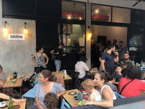 Entrance  at Sultana in Tel Aviv