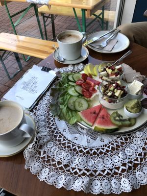 The vegan breakfast was so delicious  at püük - fein + herausgeputzt in Hamburg