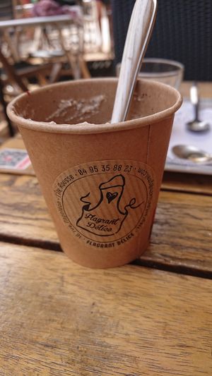 Finalmente ho trovato un dolcino vegan. 😉 at Fragrant Delice in Corsica