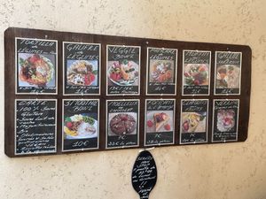 Menu at Fragrant Delice in Corsica