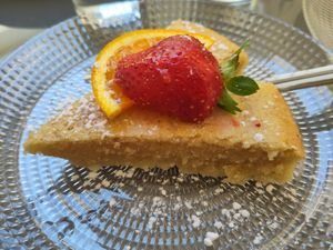 Almond Cake at Fragrant Delice in Corsica