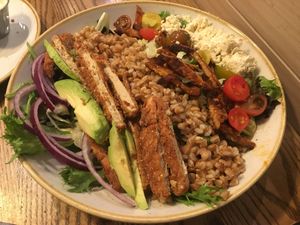 Cobb salad at Fresh Kitchen & Juice Bar in Toronto