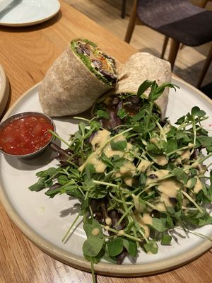 Love their wraps  at Fresh Kitchen & Juice Bar in Toronto