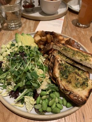 Breakfast platter  at Fresh Kitchen & Juice Bar in Toronto
