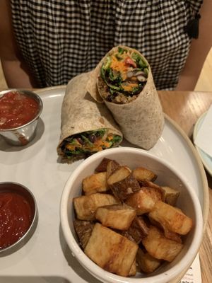 Breakfast burrito  at Fresh Kitchen & Juice Bar in Toronto