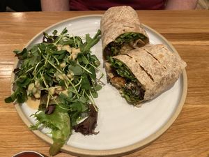 Broccoli Caesar wrap  at Fresh Kitchen & Juice Bar in Toronto