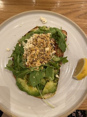 Smashed Avocado Toast  at Fresh Kitchen & Juice Bar in Toronto