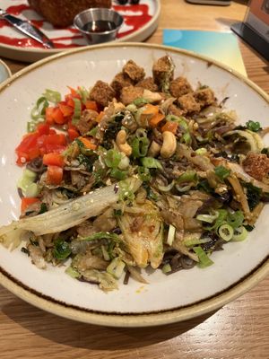 Tiger bowl (substituted rice with soba noodles)  at Fresh Kitchen & Juice Bar in Toronto