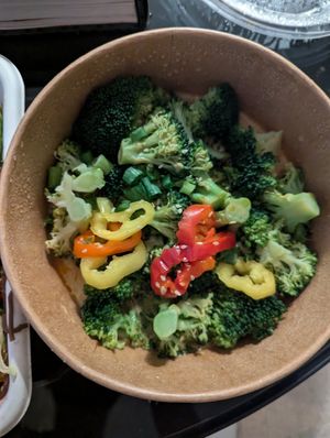 Miso vegetables at Fresh Kitchen & Juice Bar in Toronto