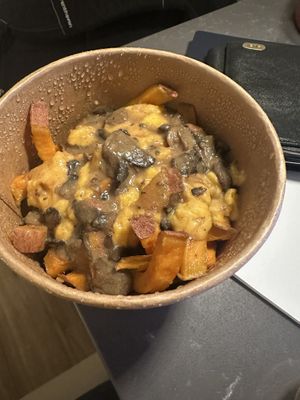 Poutine  at Fresh Kitchen & Juice Bar in Toronto