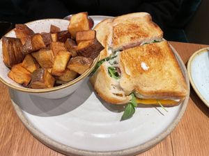 Avocado grilled cheesee  at Fresh Kitchen & Juice Bar in Toronto