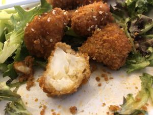 Cauliflower wings at Fresh Kitchen & Juice Bar in Toronto