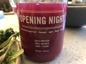 Cold press juice at Fresh Kitchen & Juice Bar in Toronto