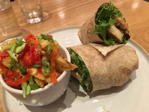 9 layer burrito  at Fresh Kitchen & Juice Bar in Toronto