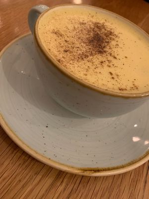 Turmeric Latté at Fresh Kitchen & Juice Bar in Toronto