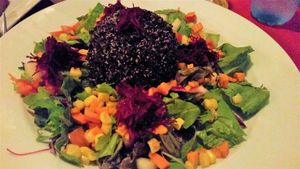 Quinoa Avocado Salad at Elvi's Kitchen in San Pedro