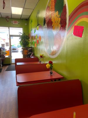 Plenty of seating - they get busy! at Las Delicias de Paraiso in Wilkes-barre
