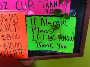 Allergy friendly! at Las Delicias de Paraiso in Wilkes-barre