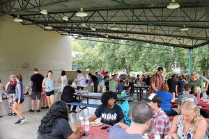 Summer community potluck at ChattaVegan in Chattanooga