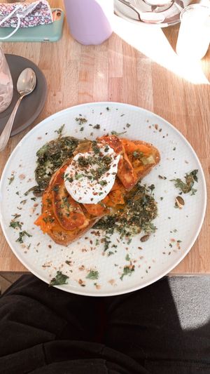 Pumpkin toast!  at Short + Stout in Chester