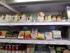 Vegan selection at Rigi Dorfladen in Weggis